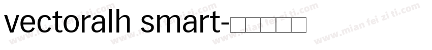 vectoralh smart字体转换